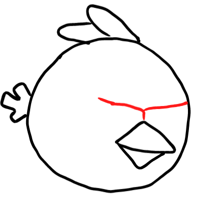  how to draw step by step angrybird drawing easy  - EasystepDrawing