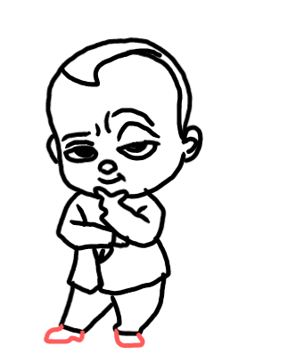  how to draw step by step bossbaby drawing easy  - EasystepDrawing