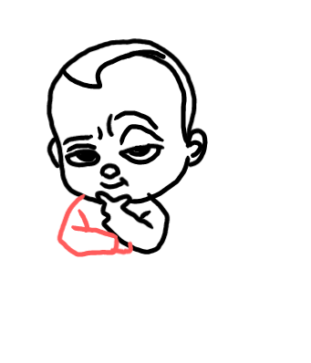  how to draw step by step bossbaby drawing easy  - EasystepDrawing