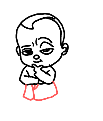  how to draw step by step bossbaby drawing easy  - EasystepDrawing