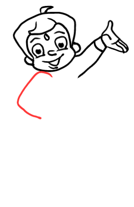  how to draw step by step chotabheem drawing easy  - EasystepDrawing