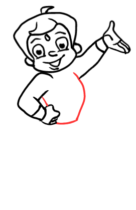  how to draw step by step chotabheem drawing easy  - EasystepDrawing