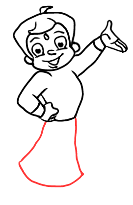  how to draw step by step chotabheem drawing easy  - EasystepDrawing