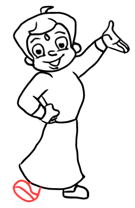  how to draw step by step chotabheem drawing easy  - EasystepDrawing