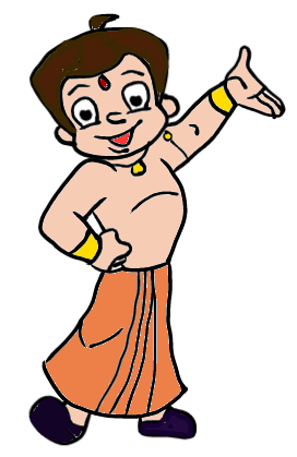 easy step by step chotabheem drawing - EasystepDrawing