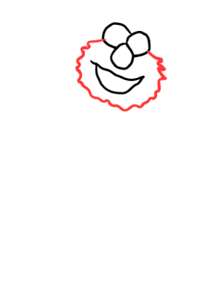  how to draw step by step elmo drawing easy  - EasystepDrawing