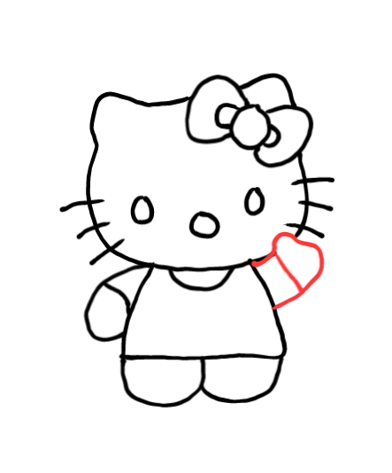  how to draw step by step hellokitty drawing easy  - EasystepDrawing