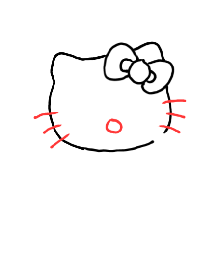  how to draw step by step hellokitty drawing easy  - EasystepDrawing