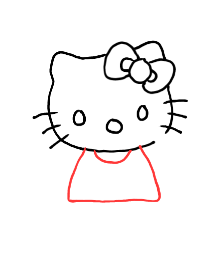  how to draw step by step hellokitty drawing easy  - EasystepDrawing