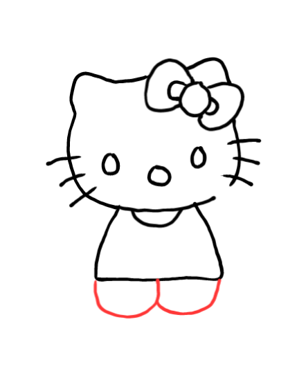  how to draw step by step hellokitty drawing easy  - EasystepDrawing