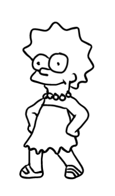  how to draw step by step lisasimpson drawing easy  - EasystepDrawing