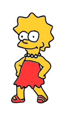 easy step by step lisasimpson drawing - EasystepDrawing