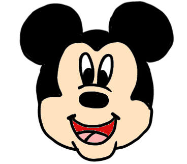 easy step by step mickeymouse drawing - EasystepDrawing