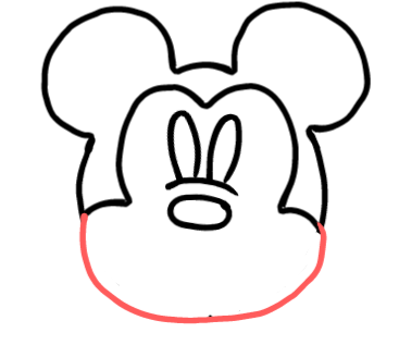  how to draw step by step mickeymouse drawing easy  - EasystepDrawing