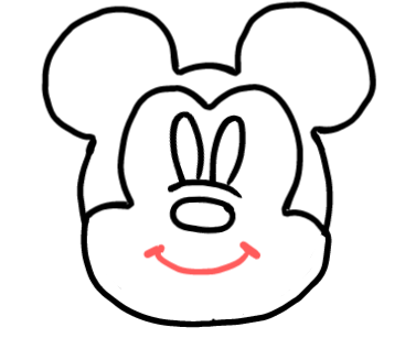  how to draw step by step mickeymouse drawing easy  - EasystepDrawing