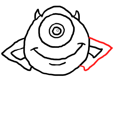  how to draw step by step mikewazowski drawing easy  - EasystepDrawing