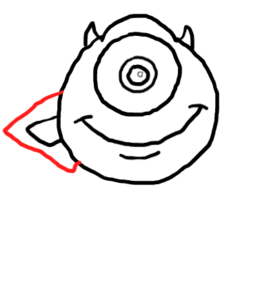  how to draw step by step mikewazowski drawing easy  - EasystepDrawing