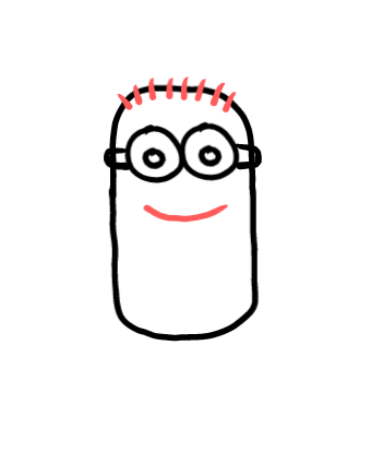  how to draw step by step minion drawing easy  - EasystepDrawing