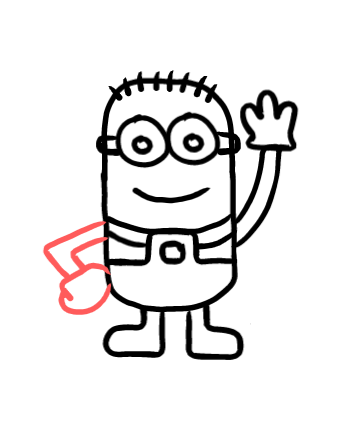  how to draw step by step minion drawing easy  - EasystepDrawing