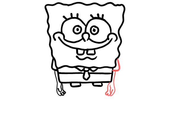  how to draw step by step spongebob drawing easy  - EasystepDrawing