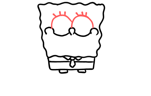  how to draw step by step spongebob drawing easy  - EasystepDrawing