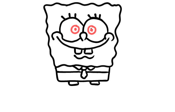  how to draw step by step spongebob drawing easy  - EasystepDrawing