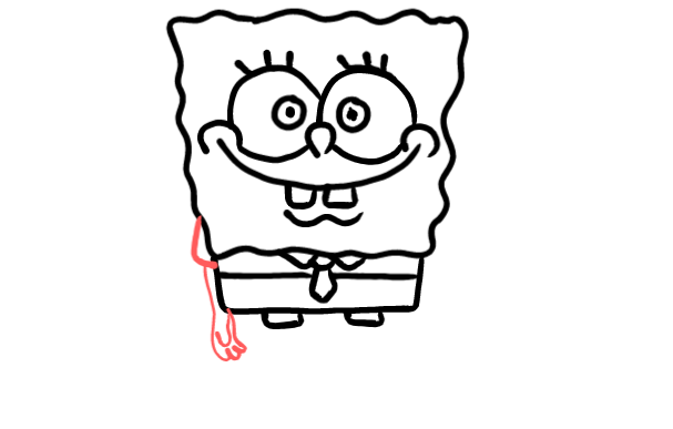  how to draw step by step spongebob drawing easy  - EasystepDrawing