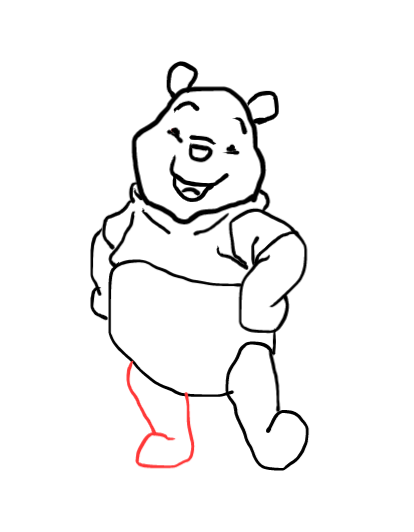  how to draw step by step winniethepooh drawing easy  - EasystepDrawing