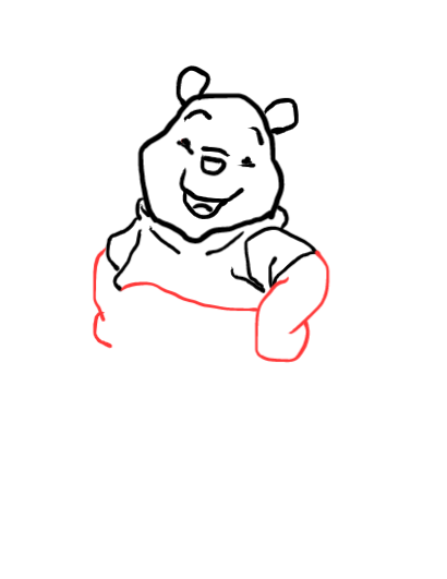  how to draw step by step winniethepooh drawing easy  - EasystepDrawing