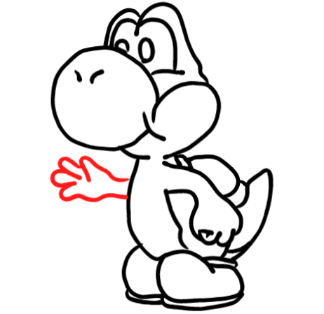  how to draw step by step yoshi drawing easy  - EasystepDrawing