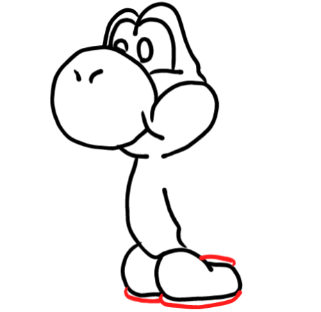  how to draw step by step yoshi drawing easy  - EasystepDrawing