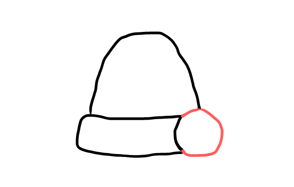  how to draw step by step christmashat drawing easy  - EasystepDrawing