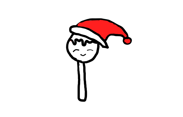  how to draw Christmas Lollipop in easy steps - step number : 7 - Easy Step Drawing