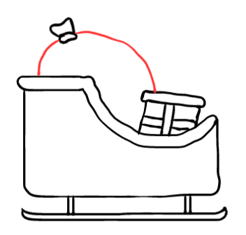  how to draw step by step christmassleigh drawing easy  - EasystepDrawing