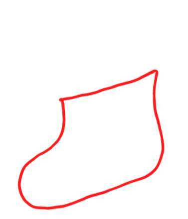  how to draw step by step christmasstockings drawing easy  - EasystepDrawing