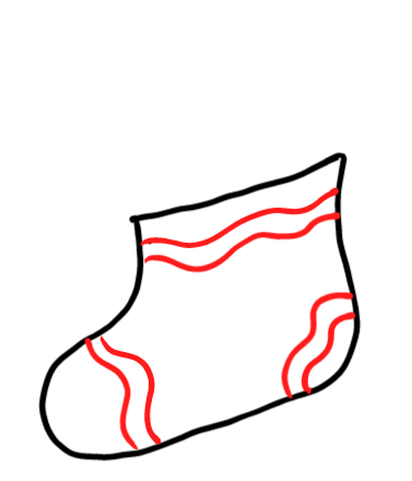  how to draw step by step christmasstockings drawing easy  - EasystepDrawing