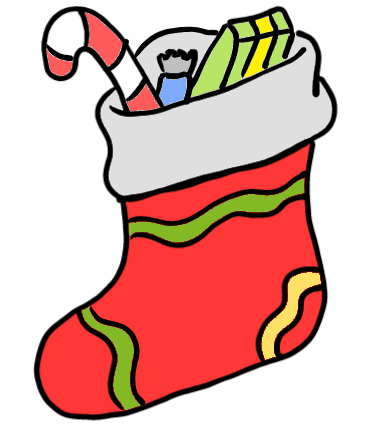 easy step by step christmasstockings drawing - EasystepDrawing