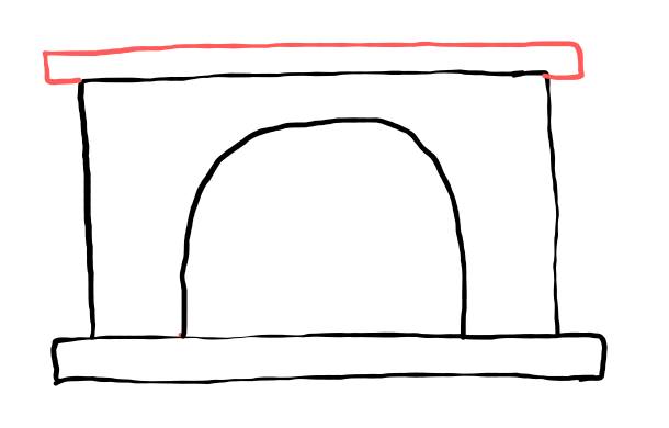  how to draw Fire Place in easy steps - step number : 4 - Easy Step Drawing