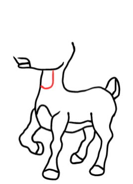  how to draw step by step rudolphreindeer drawing easy  - EasystepDrawing