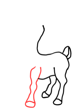  how to draw step by step rudolphreindeer drawing easy  - EasystepDrawing