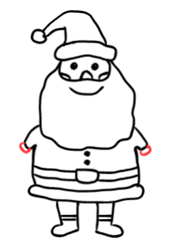  how to draw step by step santaclaus drawing easy  - EasystepDrawing