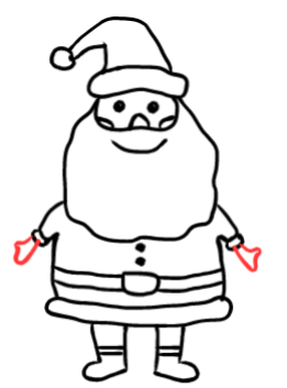  how to draw step by step santaclaus drawing easy  - EasystepDrawing