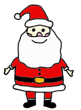 easy step by step santaclaus drawing - EasystepDrawing