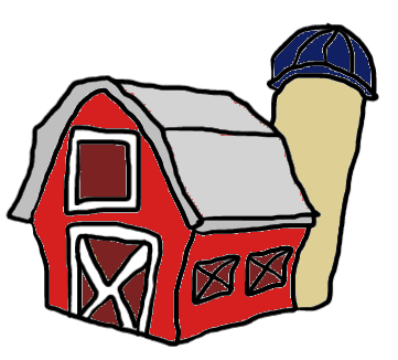 easy step by step barn drawing - EasystepDrawing