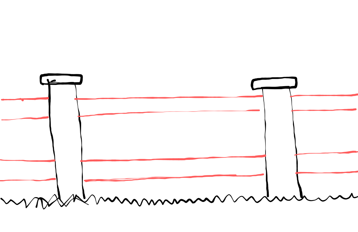  how to draw step by step fence drawing easy  - EasystepDrawing