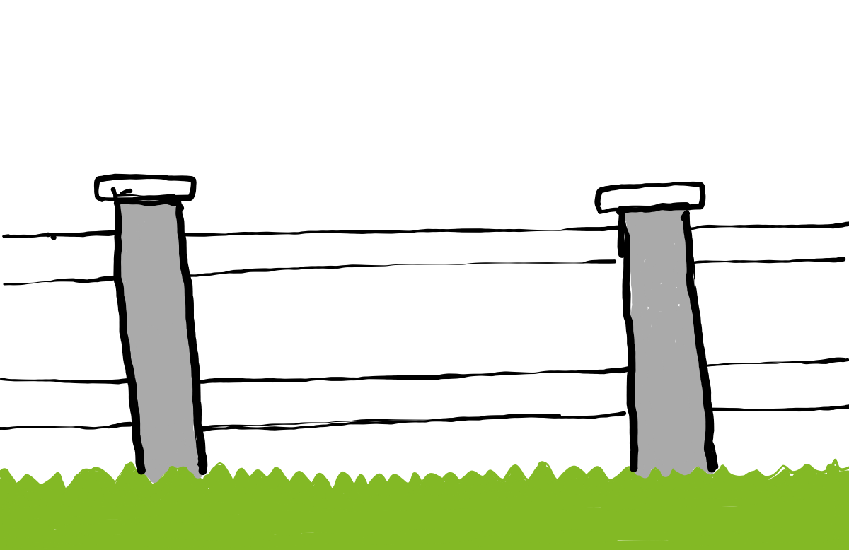  how to draw step by step fence drawing easy  - EasystepDrawing