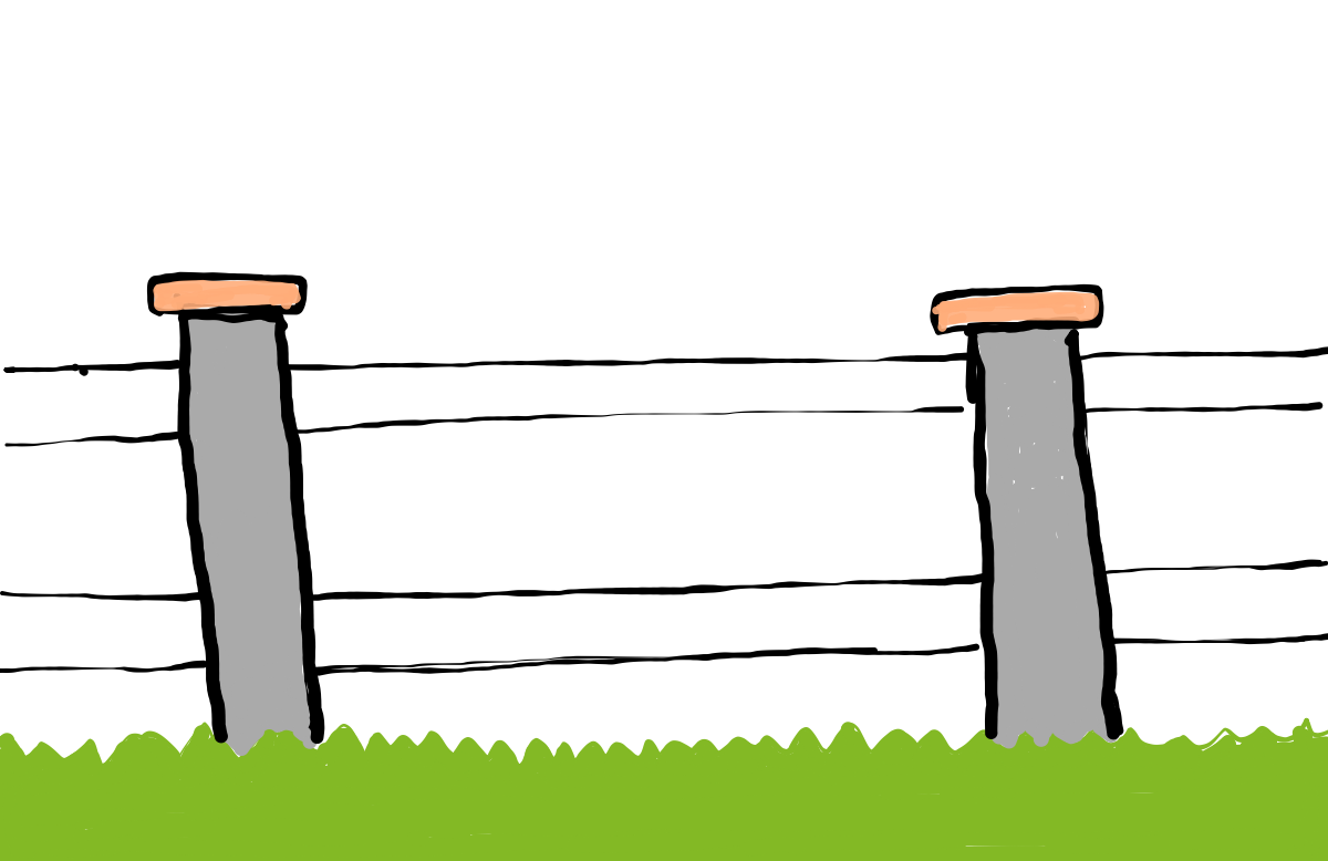  how to draw step by step fence drawing easy  - EasystepDrawing