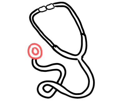  how to draw step by step stethoscope drawing easy  - EasystepDrawing