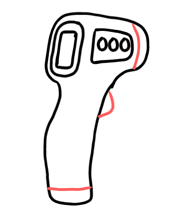  how to draw step by step thermometer drawing easy  - EasystepDrawing