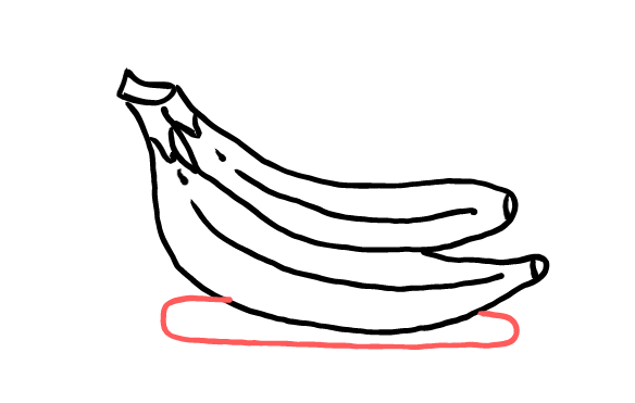  how to draw step by step banana drawing easy  - EasystepDrawing